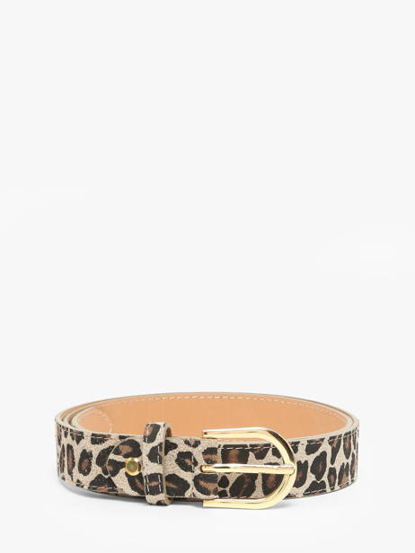 Riem Milano Beige velvet leopardo VL25067