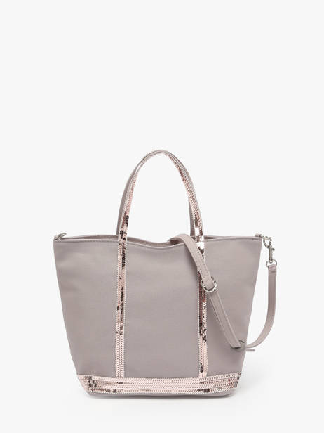 Handtas Le Cabas Pailletten Vanessa bruno Grijs cabas 1V40435 ander zicht 4