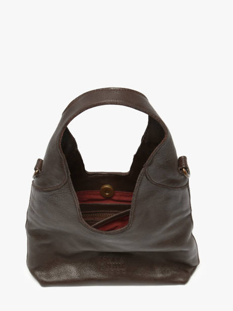Cross Body Tas Cow Leder Basilic pepper Bruin cow BCOW2S ander zicht 3