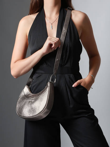 Schoudertas Jolly Leder Etrier Bruin jolly EJOL147S ander zicht 2