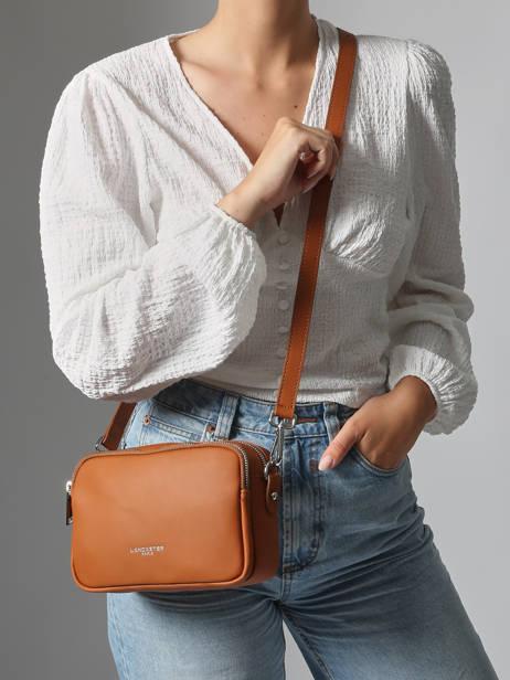 Cross Body Tas Donna Ama Leder Lancaster Bruin donna ama 68 ander zicht 1