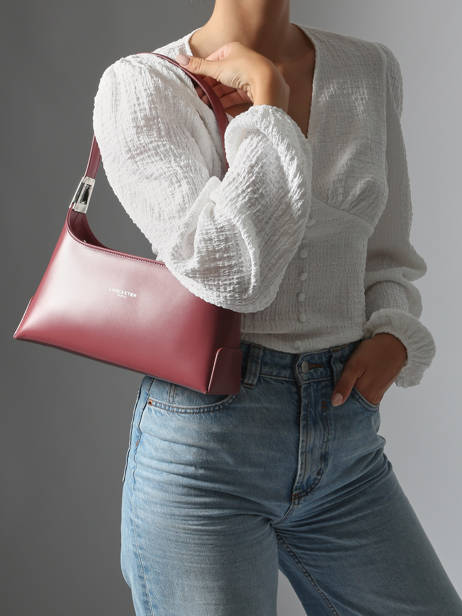 Bucket Bag Suave Leder Lancaster Roze suave ace 20 ander zicht 1
