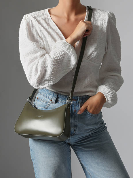 Cross Body Tas Suave Leder Lancaster Groen suave ace 22 ander zicht 1