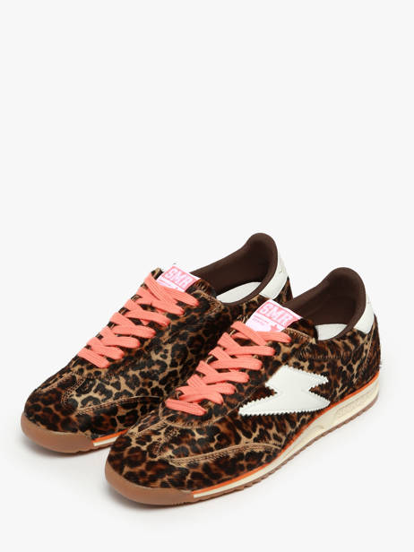 Sneakers Joyce Uit Leder Semerdjian Bruin women JOYCE ander zicht 2