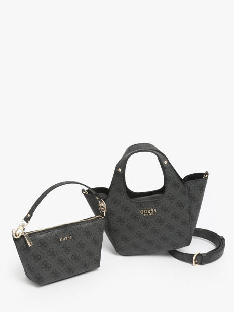 Cross Body Tas Calista Guess Zwart calista SG733475 ander zicht 2