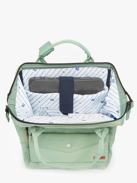 Personaliseerbare Rugzak Adventurer Medium Cabaia Groen adventurer BAGS ander zicht 2