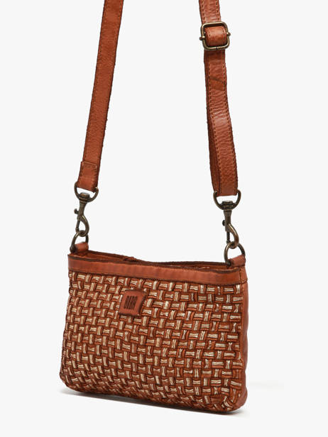 Cross Body Tas Heritage Leder Biba Bruin heritage KAB9L ander zicht 2