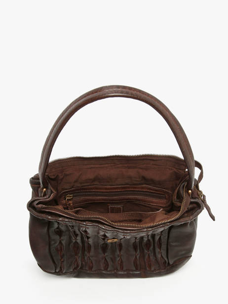Schoudertas Heritage Leder Biba Bruin heritage MEE1L ander zicht 3