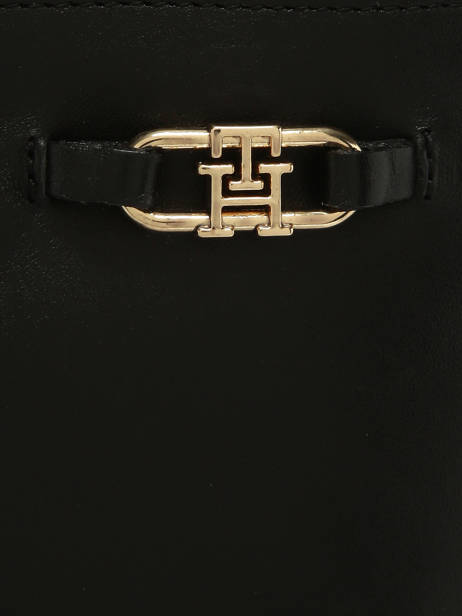 Laarzen Met Hak Uit Leder Tommy hilfiger Zwart accessoires 8865BDS ander zicht 2