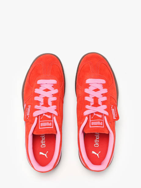 Sneakers Uit Leder Puma Rood women 39646372 ander zicht 4