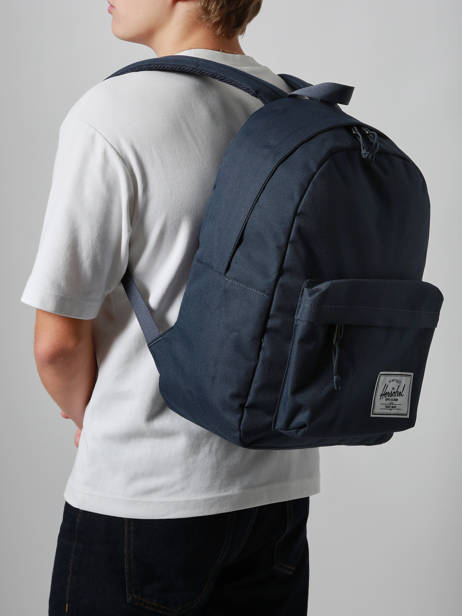 Rugzak 1 Compartiment Herschel Blauw classics 11544 ander zicht 1