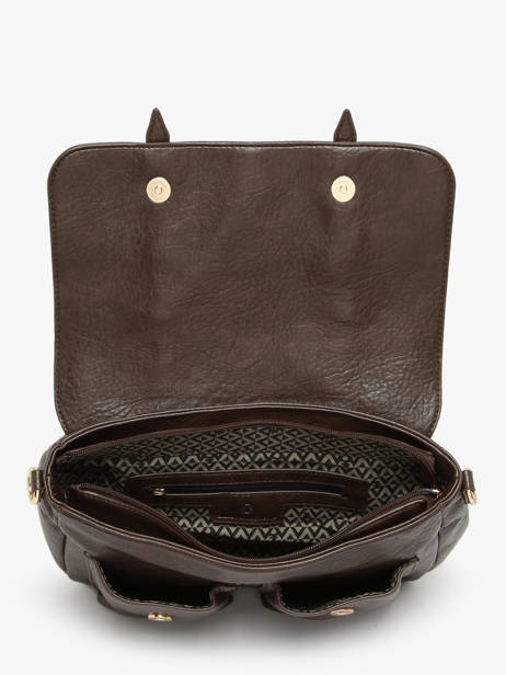 Cross Body Tas Bride Lulu castagnette Bruin bride ZAYANN ander zicht 3