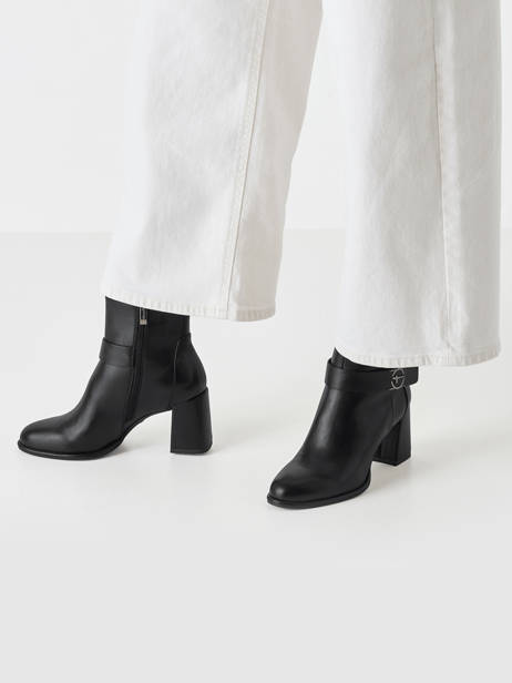 Enkellaarsjes Met Hak Tamaris Zwart accessoires 45 ander zicht 1