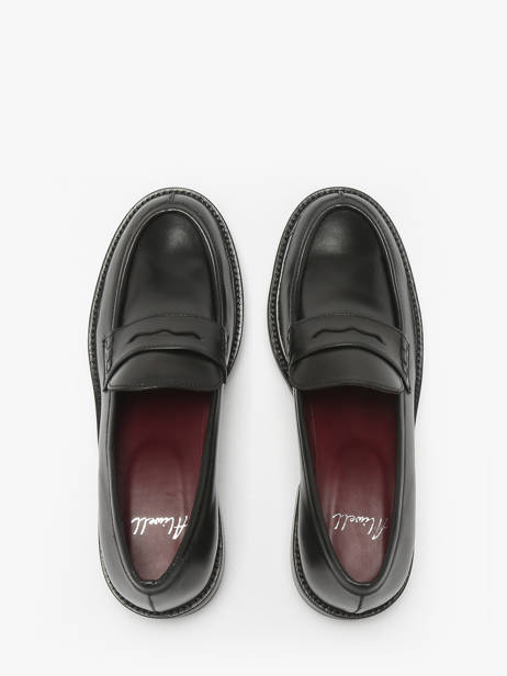 Slippers Uit Leder Aliwell Zwart accessoires A3226 ander zicht 3
