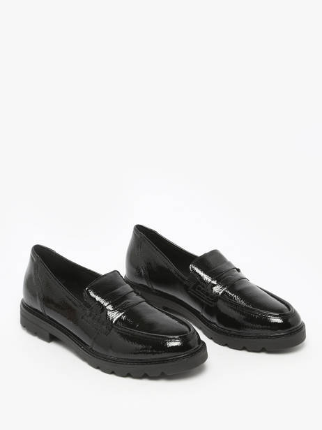 Mocassins Uit Leder Remonte Zwart accessoires 2 ander zicht 1