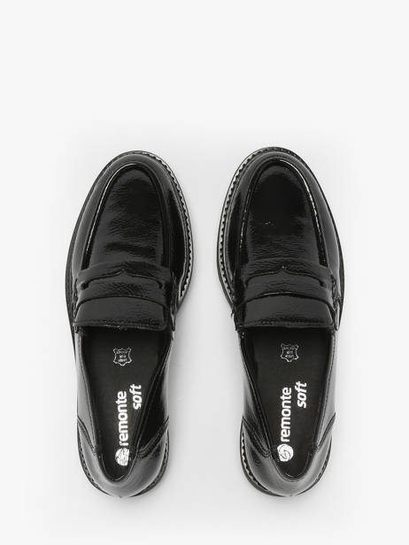 Mocassins Uit Leder Remonte Zwart accessoires 2 ander zicht 3