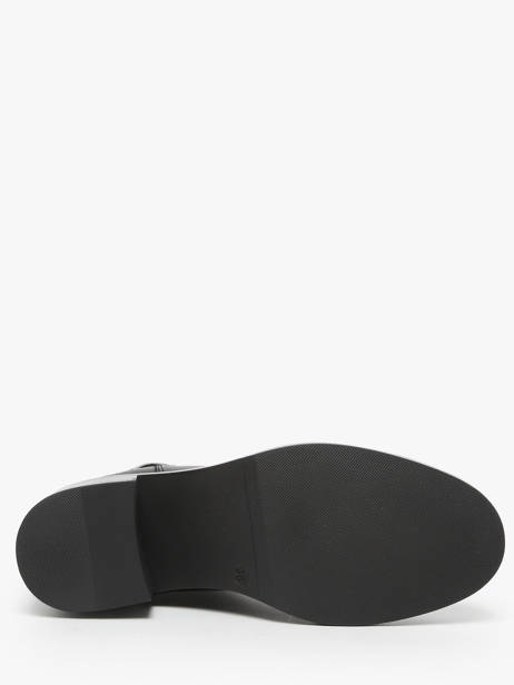 Enkellaarsjes Met Hak Uit Leder Tamaris Zwart accessoires 45 ander zicht 4