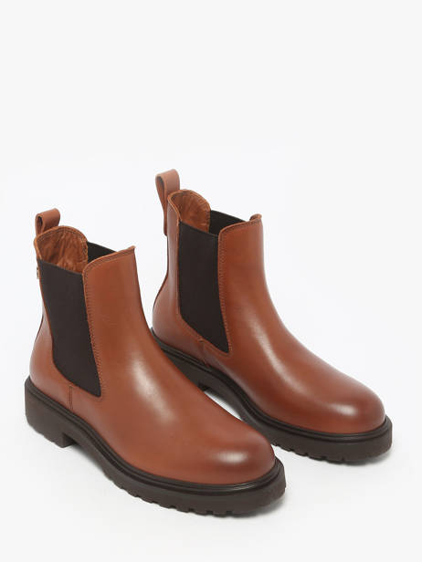 Chelsea Boots Uit Leder Tommy hilfiger Bruin accessoires 8766BDS ander zicht 1