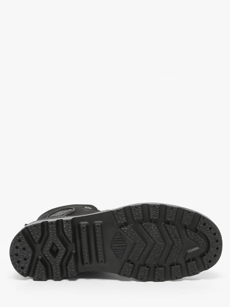 Enkellaarsjes Pampa Hi Zip Wl Uit Leder Palladium Zwart women 95982010 ander zicht 4