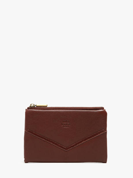 Portefeuille Leder Mila louise Bruin vintage 3760C