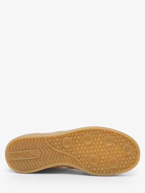 Sneakers Uit Leder Gola Goud women CLB783 ander zicht 4