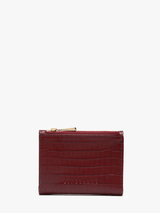 Longchamp Longchamp pocket croco Portefeuille Violet