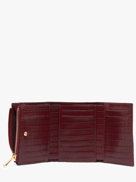 Longchamp Longchamp pocket croco Portefeuille Violet