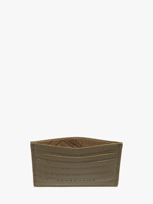 Longchamp Longchamp pocket croco Kredietkaarthouder Groen