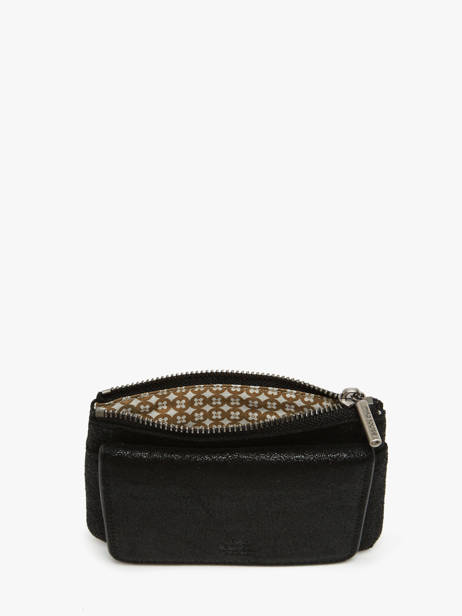 Portemonnee Leder Mila louise Zwart vintage 3853X ander zicht 1