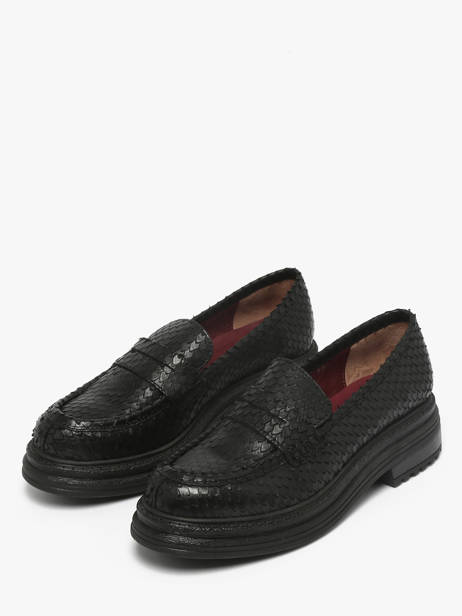 Slippers Uit Leder Aliwell Zwart women A0234 ander zicht 1