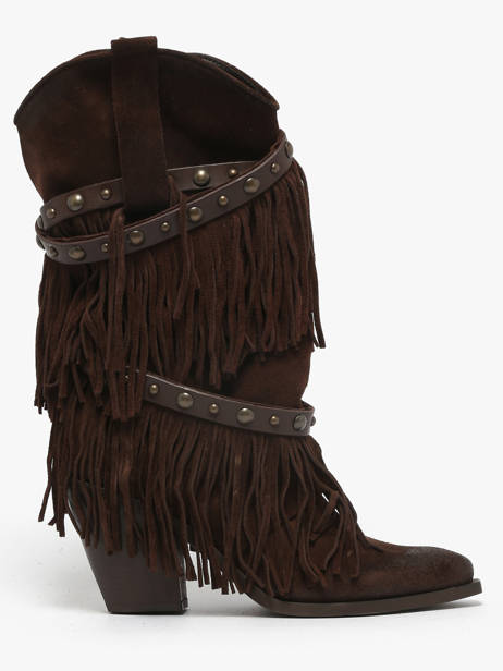Santiago Laarzen Uit Leder Metisse Bruin women XD2128