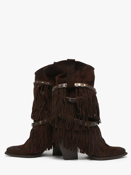 Santiago Laarzen Uit Leder Metisse Bruin women XD2128 ander zicht 2