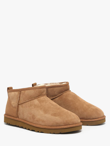Enkellaarzen Uit Leder Ugg Bruin men 1137391 ander zicht 1