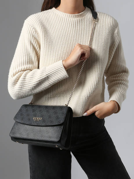Cross Body Tas Calista Guess Zwart calista SG733421 ander zicht 1