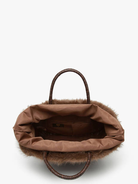 Handtas Doudou Le voyage en panier Bruin doudou M ander zicht 4