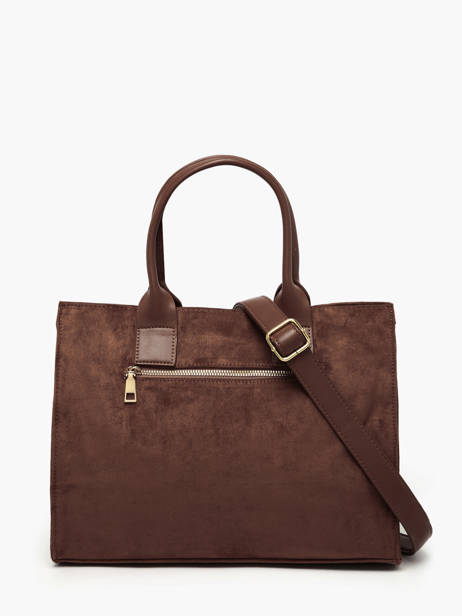 Handtas A4 Formaat Stud David jones Bruin stud CM7868 ander zicht 3