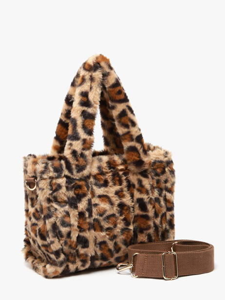 Handtas Fur David jones Beige fur CM7879 ander zicht 1