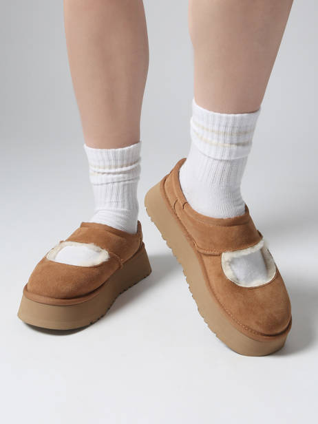 Derby Veterschoenen Uit Leder Ugg Bruin women 1167612 ander zicht 1