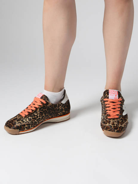 Sneakers Joyce Uit Leder Semerdjian Bruin women JOYCE ander zicht 1