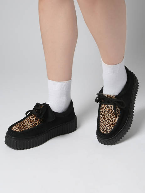 Derby Veterschoenen Torhill Bee Uit Leder Clarks Zwart women 26181189 ander zicht 1