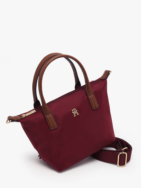 Cross Body Tas Popette Nylon Tommy hilfiger Rood popette AW17709 ander zicht 2
