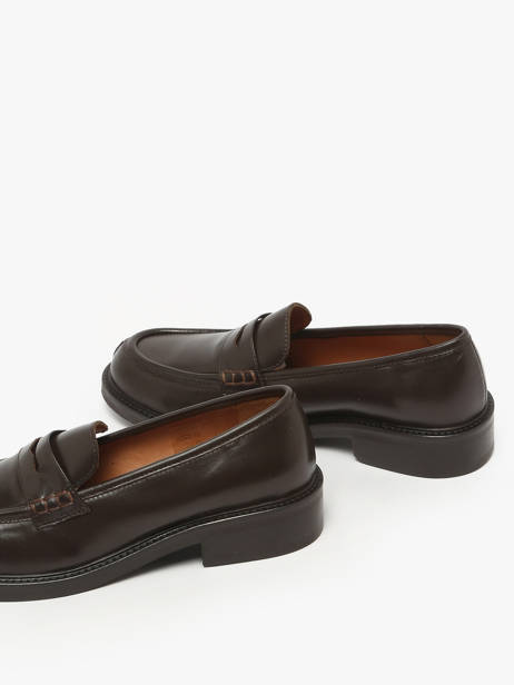 Slippers Uit Leder Aliwell Bruin women A3227 ander zicht 2