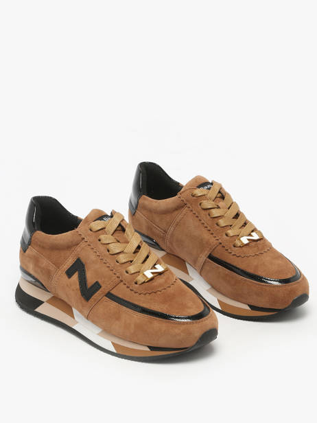 Sneakers Uit Leder Nathan baume Bruin women 52NS1004 ander zicht 1