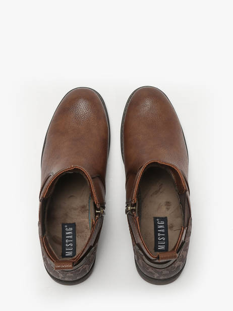 Chelsea Boots Mustang Bruin women M0052002 ander zicht 3