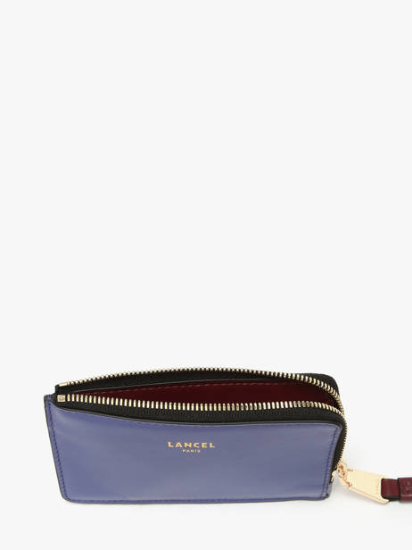 Kaarthouder Origami Leder Lancel Blauw origami A13422 ander zicht 1