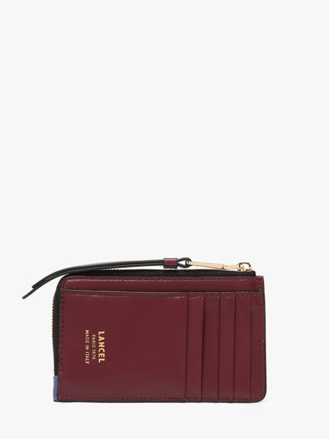 Kaarthouder Origami Leder Lancel Blauw origami A13422 ander zicht 2