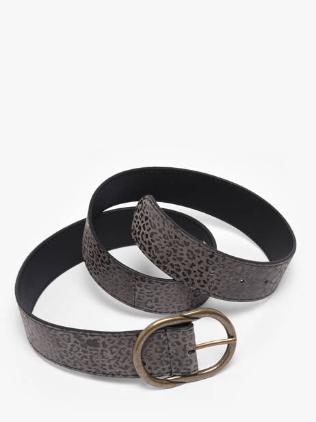 Damesriem Leder Pieces Grijs laura 17125486 ander zicht 2