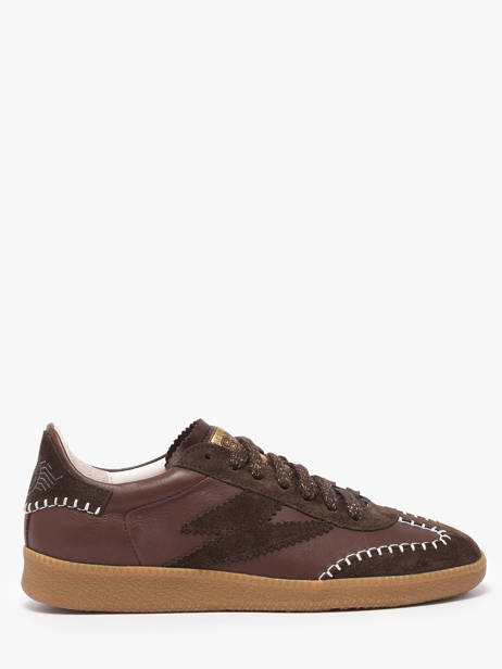 Sneakers Uit Leder Semerdjian Bruin women ZADIK