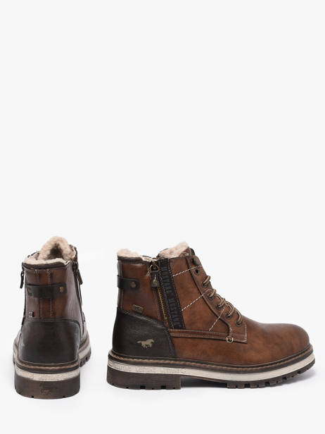 Enkellaarzen Mustang Bruin men M0091002 ander zicht 2
