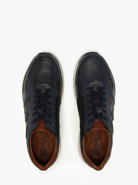 Sneakers Ivo Uit Leder Bugatti Blauw men 41004100 ander zicht 3